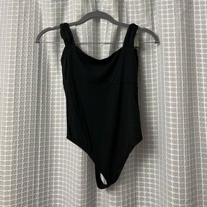 Abercrombie & Fitch Soft black bodysuit tank